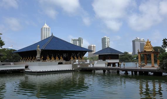 甘德拉瑪雅寺廟(水上寺廟)Gangaramaya Temple
